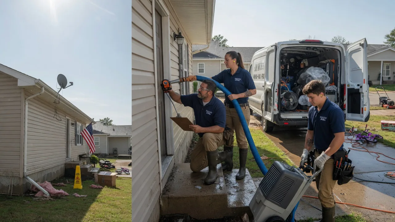 Ceiling Water Damage Restoration in Lancaster, CA near me